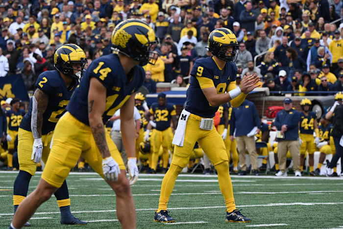 JJ McCarthy, Roman Wilson, Blake Corum